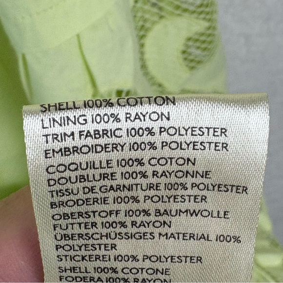 Anthropologie The Somerset Maxi Dress Cutwork Edition Green XXS Petite - Picture 13 of 13